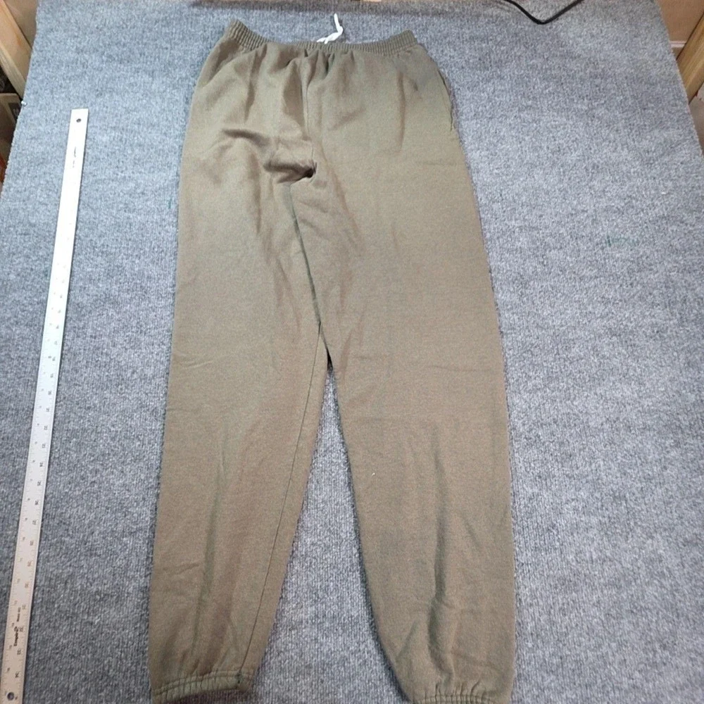 Starter Sweatpants Mens Medium Green Fleece Elastic Waist Jogger Lounge Pants